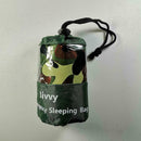 Emergency Sleeping Bag Camouflage Waterproof Thermal Reusable Survival Cam C9U7
