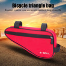Durable MTB Front Frame Triangle Bag Road Cycling Storage Pouch Bag (Red) Newly