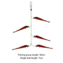 #A PVC Soft Fishing Lures Group Artificial Set Sea Bass Perch Pesca Tackles Tool