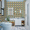 Retro Floor Tiles Wall Stickers Self-adhesive Decals for Kitchen (MSC062) Newly