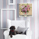 #A 5D DIY Diamond Drawing Flowers Series Full Round Drill Art Picture of Rhinest