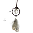 3 x Unique Key Chain Ring Feather Bead Dream Catcher Keyring Keychain