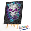 Oil Paint By Numbers Picture DIY Drawing Butterfly Skeleton Kit Art work