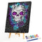 Oil Paint By Numbers Picture DIY Drawing Butterfly Skeleton Kit Art work