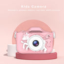 Kids Mini Camera Cute Horse Digital Camera Children Educational Toys (Pink)