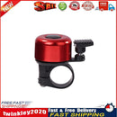 Bike Aluminum Alloy Mini Horn Bicycle Handlebar Alarm Ring Bell (Red) Newly