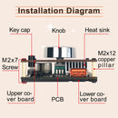 ZK-502M Mini Bluetooth-Compatible 5.0 Audio Amplifier Board 50WX2 Stereo Newly