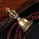 Handicraft Metal Handheld Service Call Desktop Tea Dinner Bronze Christmas Bell