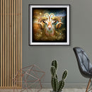 5D Kit Rhinestone Pictures DIY Shiny Aries Full Round Drill Art Diamond Pai