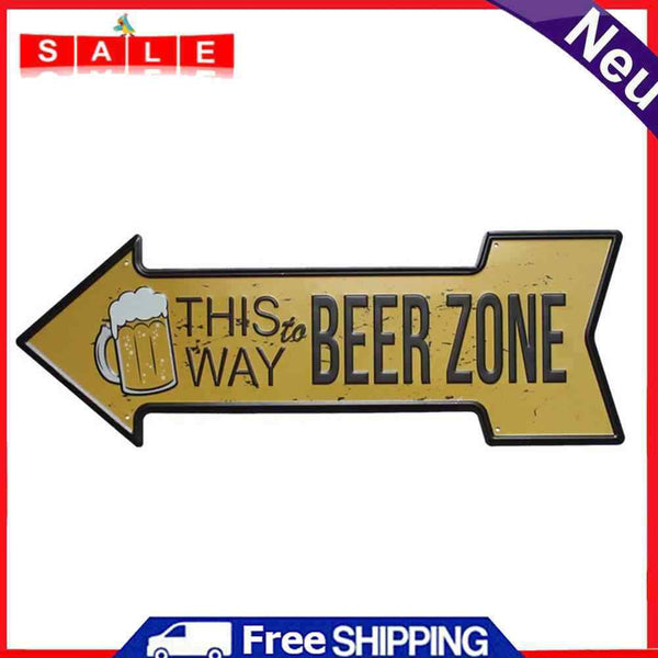 Tin Plates Wall Signs Retro Painting Beer Area Metal Plate Poster for Bar Craft