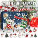 24x Mixed Metal Enamel Christmas Pendants Ornaments Beads For Bracelet Ea F3D5