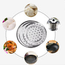 Set of 3 Stainless Steel Kitchen Steam Steaming Steamer Food Fish Rack Stand
