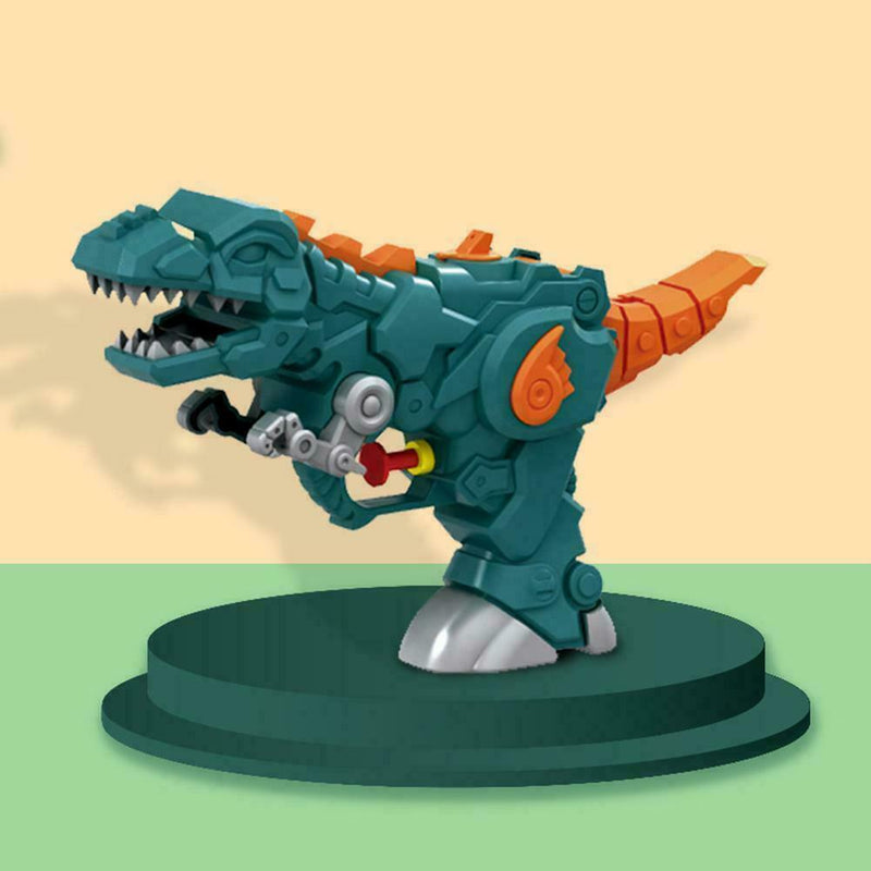 Children's Portable Water Gun Dinosaur Water Squirt Swimming Gun Beach Poo E6B4