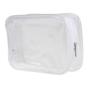 Women Portable PVC Transparent Plastic Waterproof Zipper Cosmetic Bag