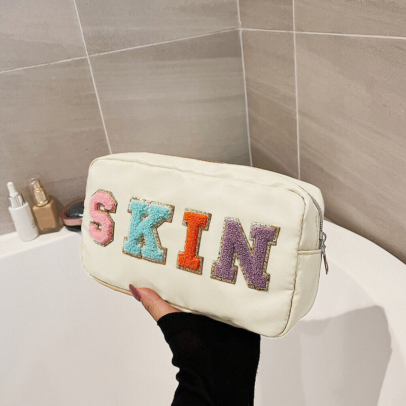 #A Casual Toiletry Bag Waterproof Nylon Travel Organizer Beauty Case for Lady Gi