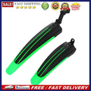 2pcs Cycling Bicycle Splash Fender Guard Set Mountain Bike Rear Front Mudguar