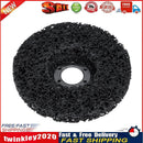 4 inch Poly Strip Disc Abrasive Wheel Paint Rust Remover Grinder (Black) Newly
