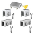 Security Sliding Sash Stopper Baby Safety Window Locks (Stainless Steel)