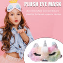 Cute Big Eye Eyepatch Plush Kids Blindfold Sleeping Eye Shade (Colorful B) Newly