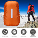 Waterproof Backpack Rain Cover Antislip Cross Buckle Strap (Orange M)