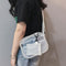 Women PVC Jelly Transparent Mini Shoulder Bag Girl Zipper Messenger Handbag