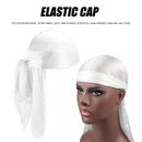 Silky Durag for Men Women Hip-Hop Workout Street Do-Rag Headband Unisex