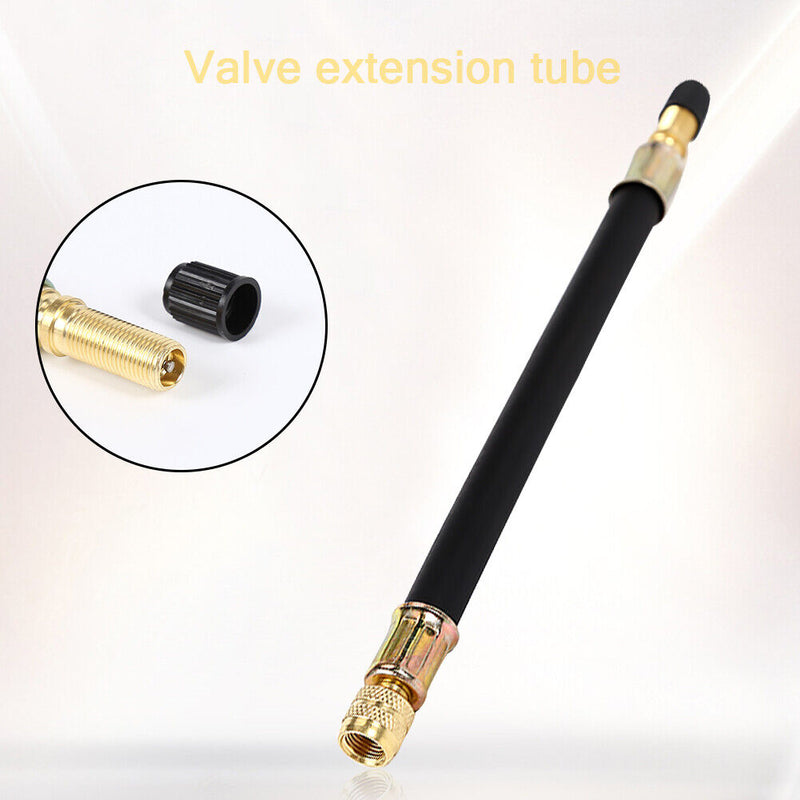 210mm Flexible Rubber Tire Valve Extension Tyre Valve Stem Extender with Cap