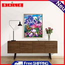 Hummingbird Butterfly Diamond Painting Kits, Full Round Drill, Wall Art