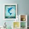 Napkin Animal Poster Oil Paint By Numbers Kit DIY Acrylic Painting on Canvas