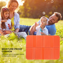 Camping Cushion Seat Foldable XPE Foam Pad Waterproof for Picnic (Orange) Newly