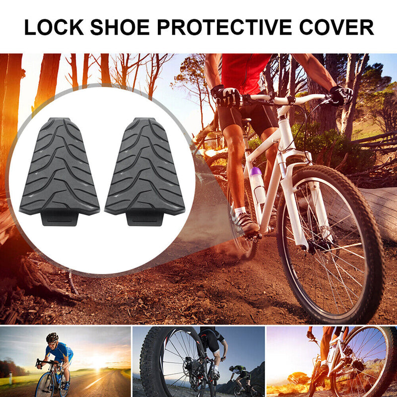 Road Bike Clipless Pedal Cleat Protective Cover Pedals Cleats Pads (SPD) Newly