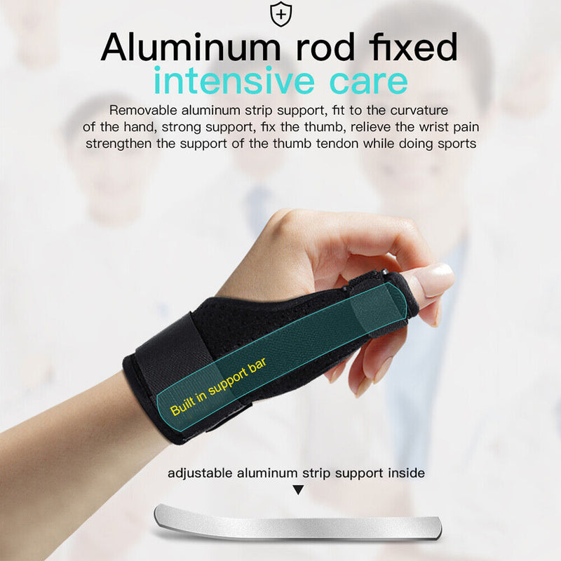 2pcs Medical Sport Wrist Thumbs Stand Adjustable Finger Holder Protector Brace