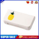 Portable 3 Grid Mini Pill Case Medicine Box Travel Tablet Holder (Pineapple