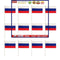 Stick Flag - 12 Pack Hand Held Small Flag Banners on Stick Festival Decorations