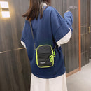 Fashion Nylon Crossbody Bag Women Hit Color Sports Travel Shoulder Handbag Purse