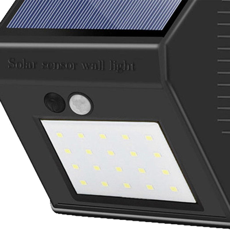 20 LED Outdoor Solar Wall Lighting Courtyard Porch Fence Light Lamp (03)