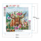 Cow Flowers Diamond Painting Rhinestone Full Round Drill for Room Decoratio