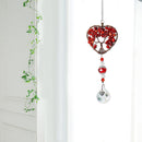 Crystal Prism Ball Pendant Window Wind Chimes Garden Hanging Ornament (A) Newly