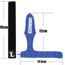 2pcs Fishing Rod Covers Pole Glove Protector+Tie Wrapping Band Belt (Blue) Newly