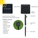 Mushroom Fairy String Lights Solar Garden Lights 20 LED Solar Mushroom Lamp