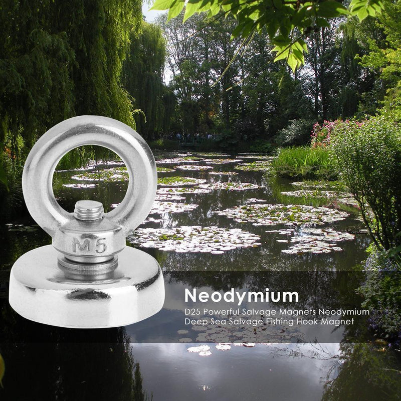 D25 Powerful Salvage Magnets Neodymium Deep Sea Salvage Fishing Hook Magnet
