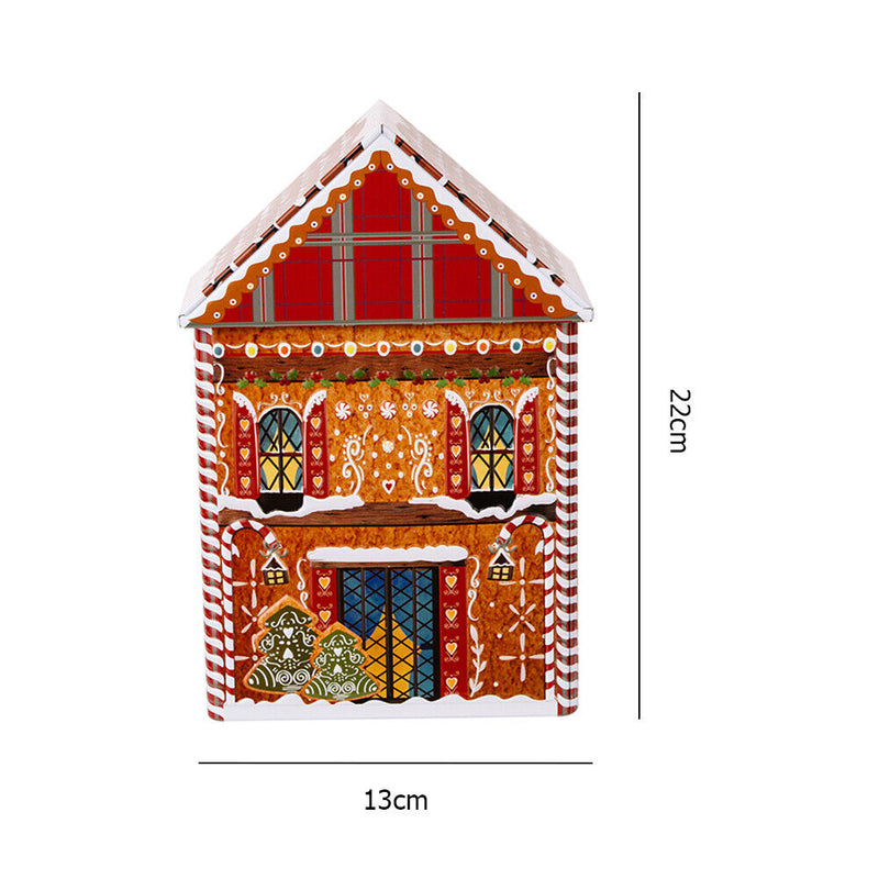 House Shaped Candy Storage Containers Empty Gift Boxes Candy Cases for Christmas