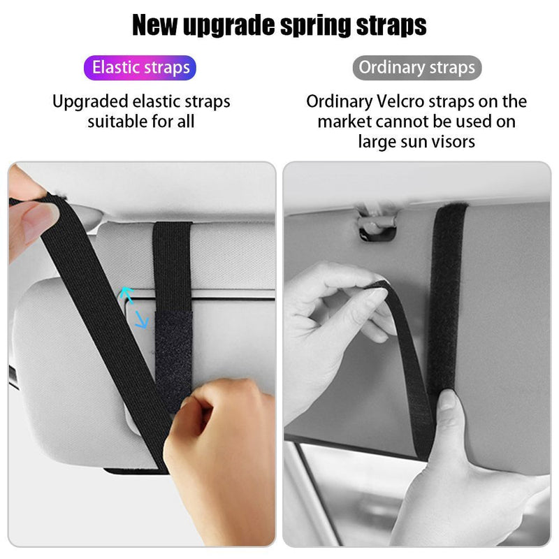 Document Ticket Holder Sunglasses Case Sunshade Organizer Sun Visor Storage Bag