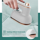 Mini Steam Iron Handheld Wet Dry Household Fabric Garment Steamer (EU) Newly