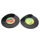 2pcs Creative Vinyl Record Shaped Book Shelves Holder Retro Style Book Shelf Ho