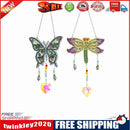 2X Diamond Painting Butterfly Crystal Light Catcher DIY Hanging Wind Chime