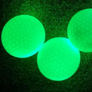 LED Light Golf Balls Luminous Glow in the Dark Night Training Practice Ball