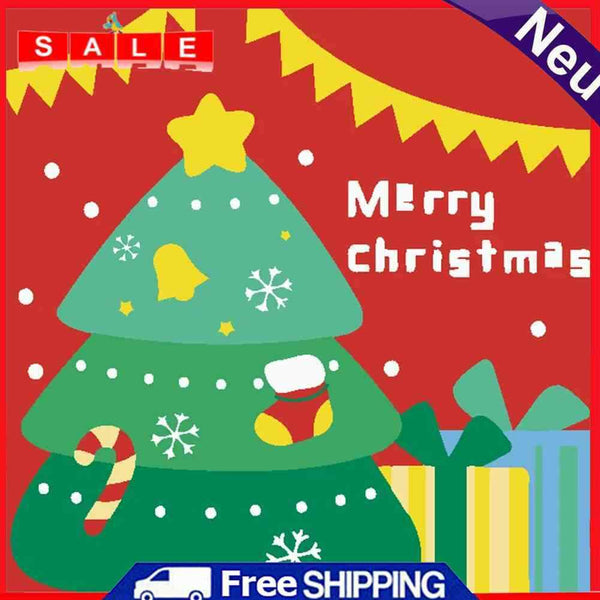 Digital Painting Frameless Cartoons Christmas DIY Painted By Numbers on Canvas