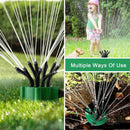 360° Automatic Flexible Tube Multi Head Lawn Garden Sprinkler Watering Sprayer`