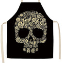 Kitchen Aprons for Women Men Household Baking Linen Dinner Black Tablier
